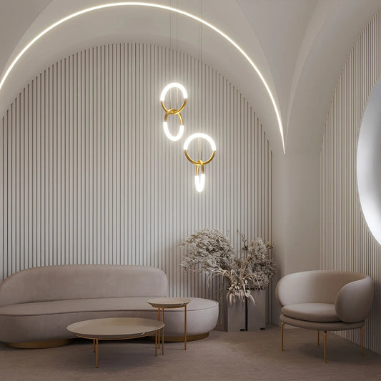 Maytoni Node Pendellampa, Guld
