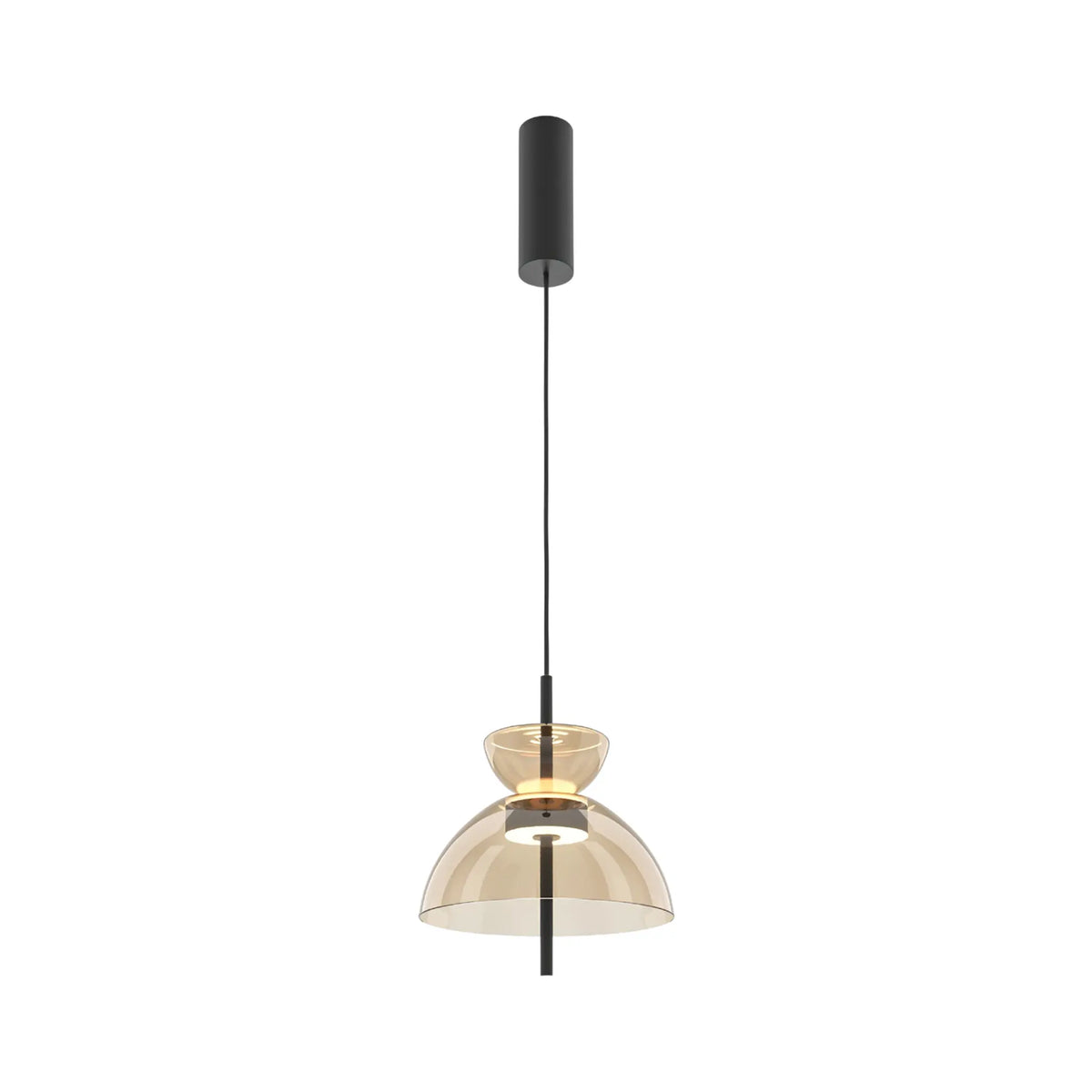 Maytoni Bangkok Pendellampa Ø25 cm, Svart