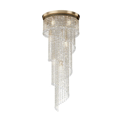 Maytoni Cascade Ljuskrona Ø42 cm, Guld