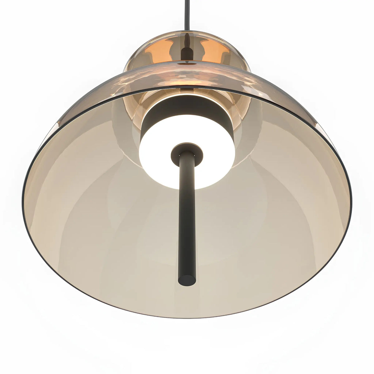 Maytoni Bangkok Pendellampa Ø25 cm, Svart