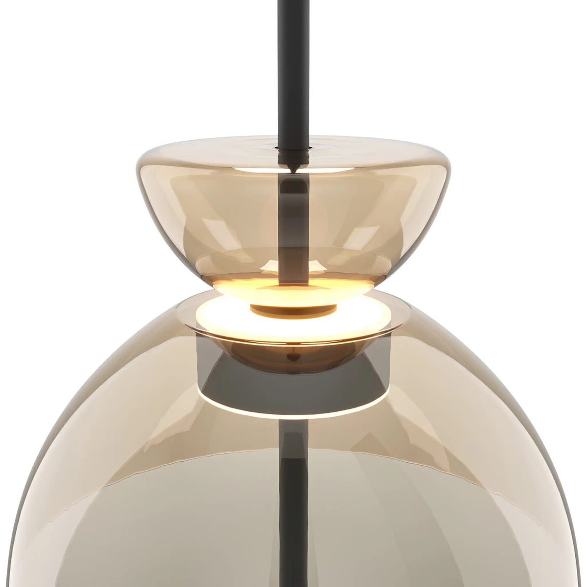 Maytoni Bangkok Pendellampa Ø25 cm, Svart