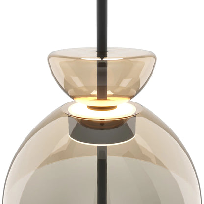 Maytoni Bangkok Pendellampa Ø25 cm, Svart