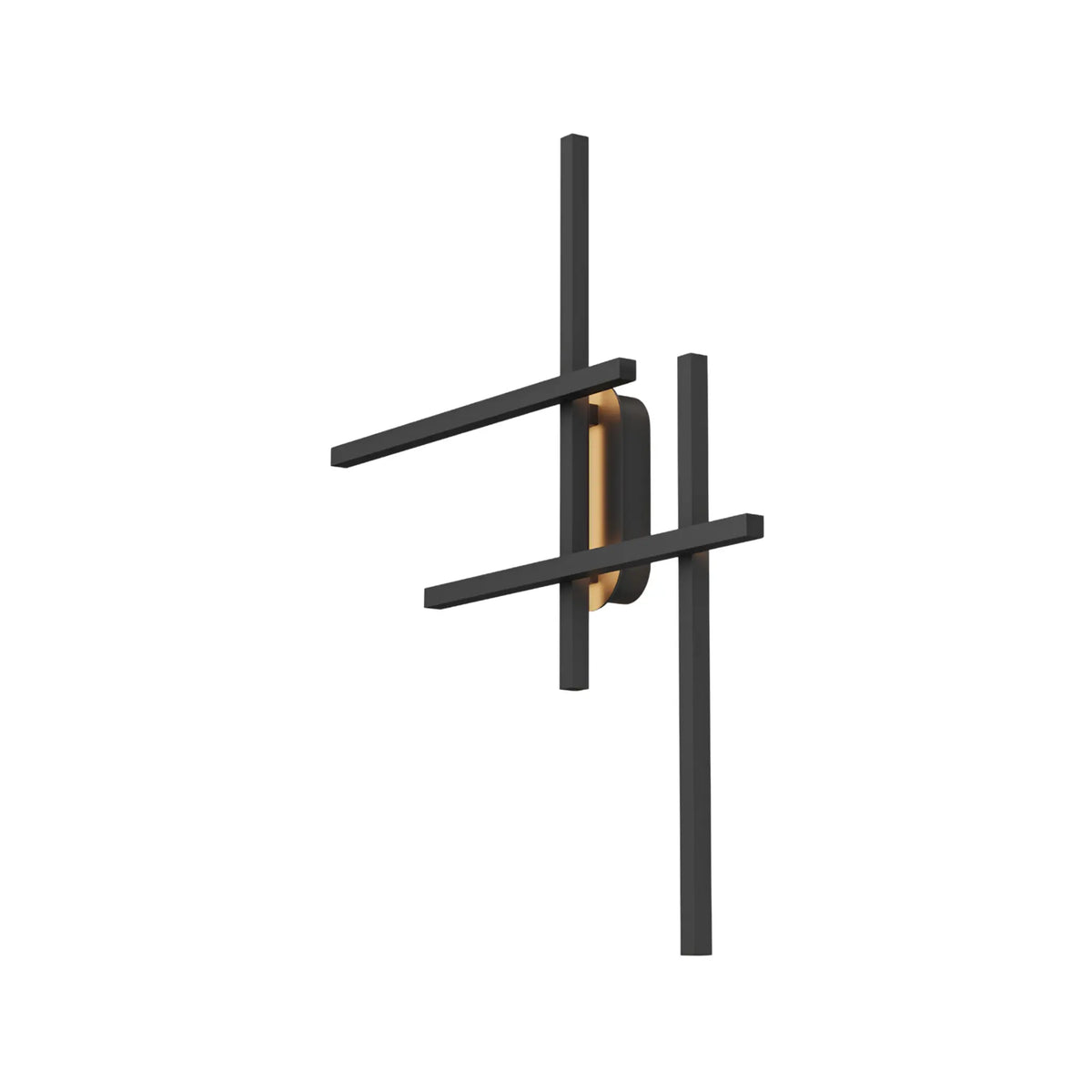 Maytoni Halo Vägglampa H78 cm, Svart