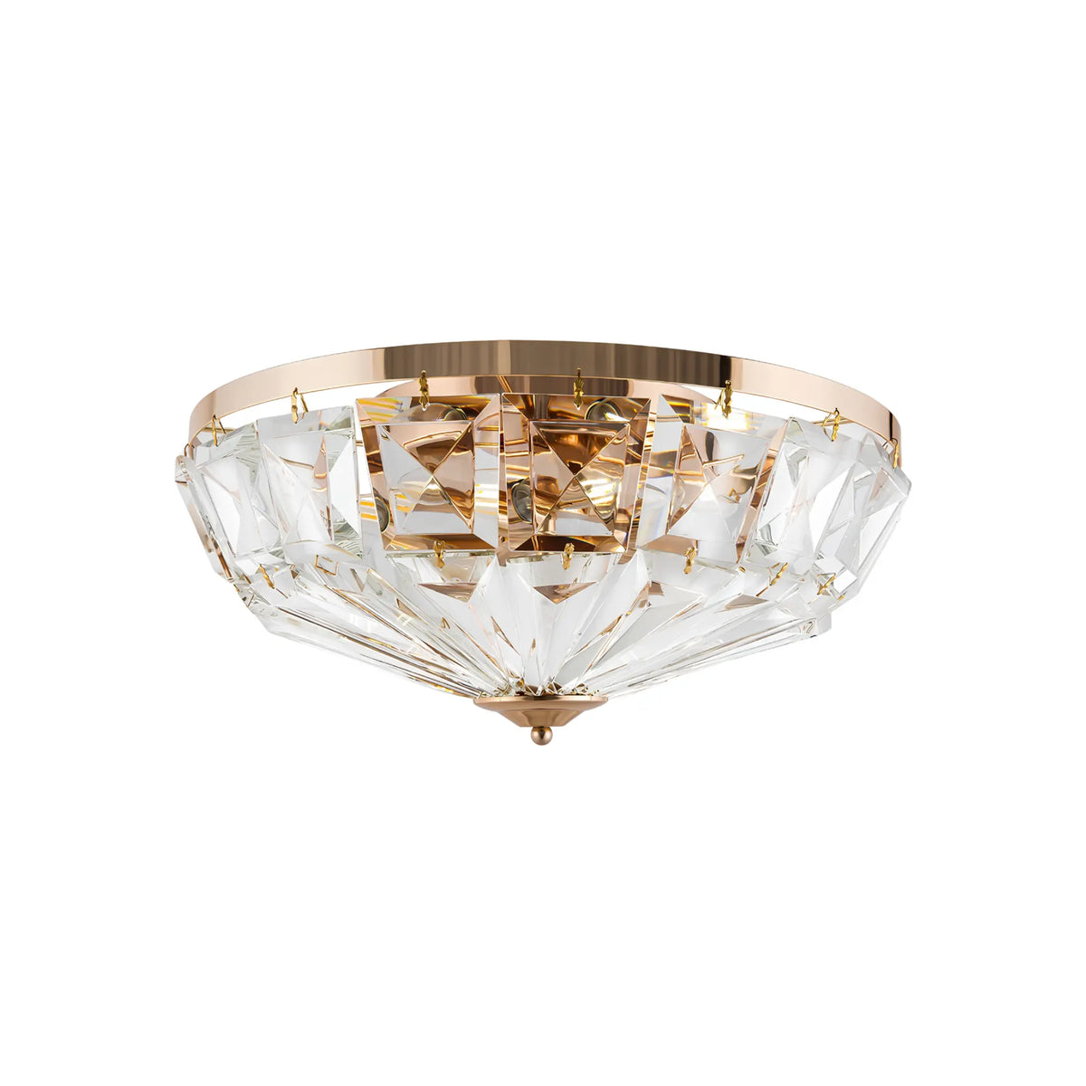Maytoni Facet Taklampa Ø48,6 cm, Guld