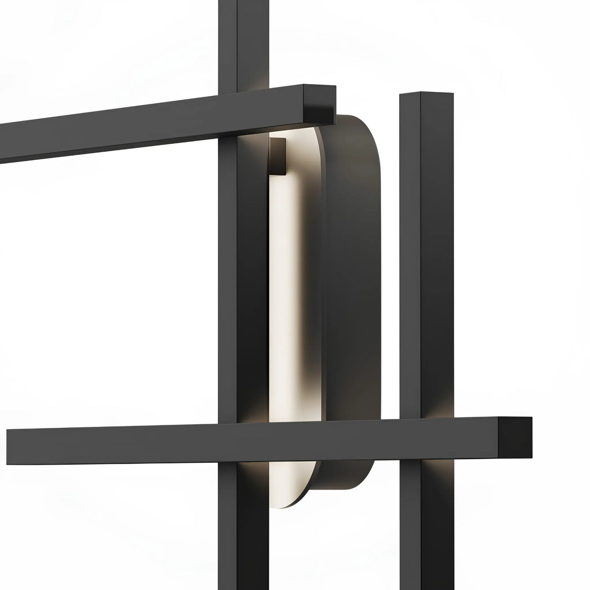 Maytoni Halo Vägglampa H78 cm, Svart