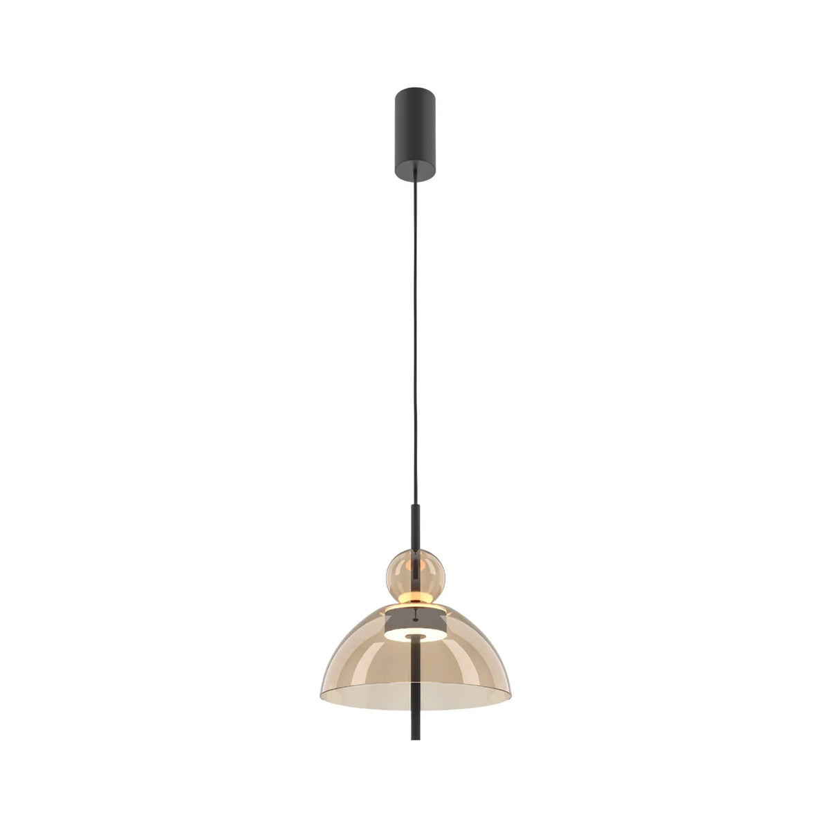 Maytoni Bangkok Pendellampa Ø25 cm, Svart