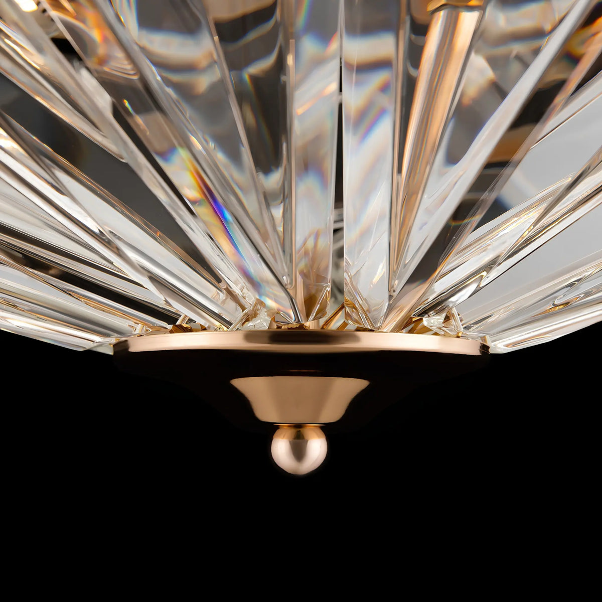 Maytoni Facet Taklampa Ø48,6 cm, Guld