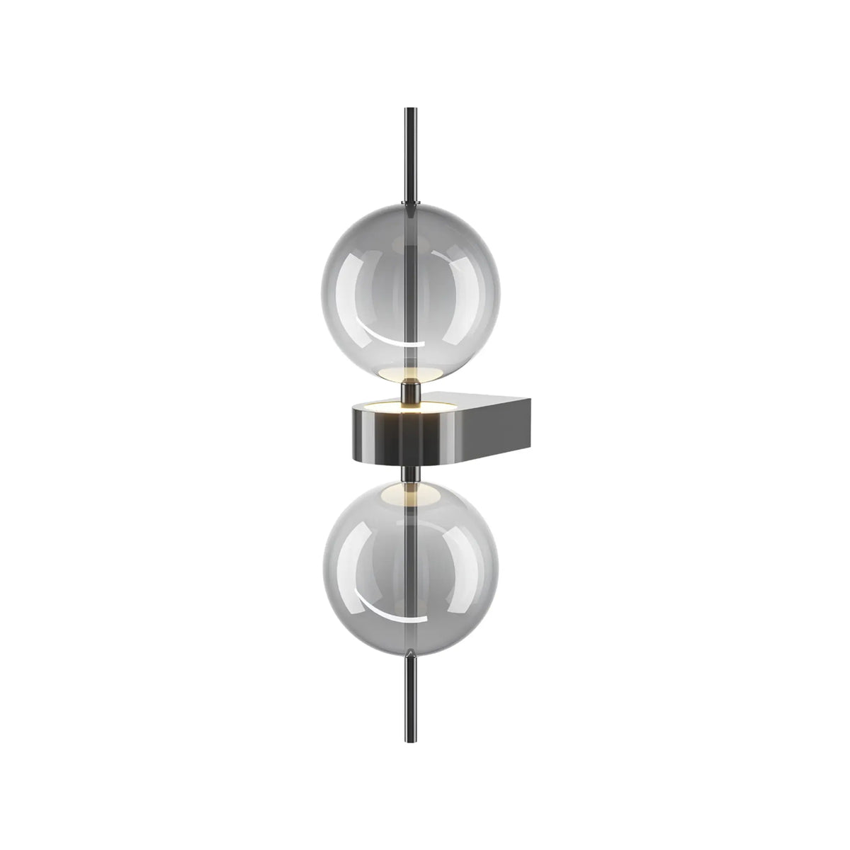 Maytoni Double Moon Vägglampa, Svart