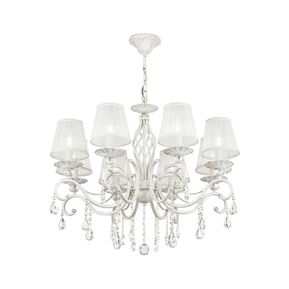 Maytoni Grace Ljuskrona Ø72 cm, Vit