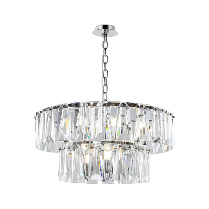 Maytoni Puntes Pendellampa Ø68 cm, Krom