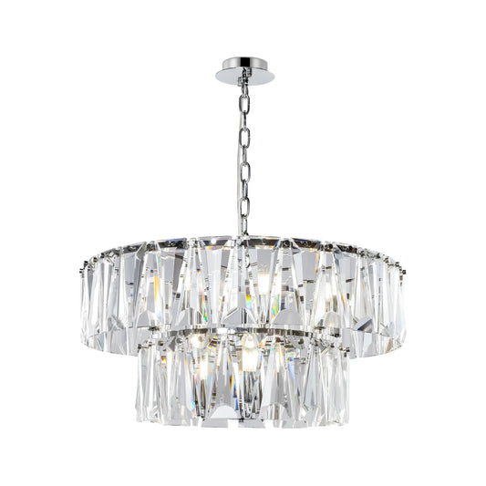 Maytoni Puntes Pendellampa Ø68 cm, Krom