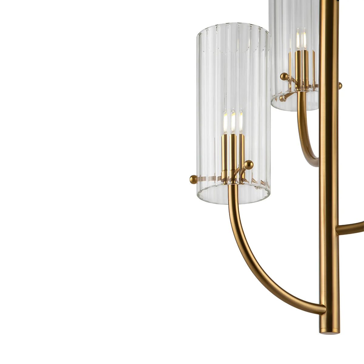 Maytoni Arco Pendellampa Ø35 cm, Mässing