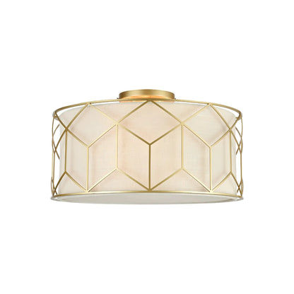 Maytoni Messina Taklampa Ø43 cm, Guld