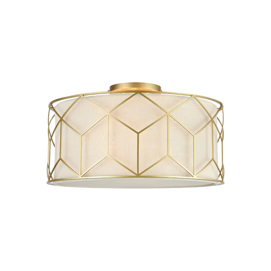 Maytoni Messina Taklampa Ø43 cm, Guld