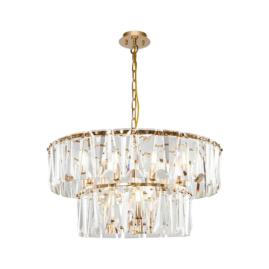 Maytoni Puntes Pendellampa Ø68 cm, Guld