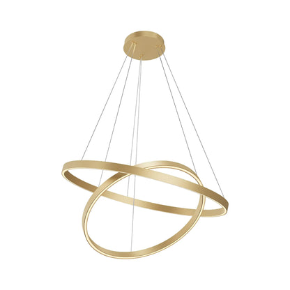 Maytoni Rim Pendellampa Ø80 cm, Mässing