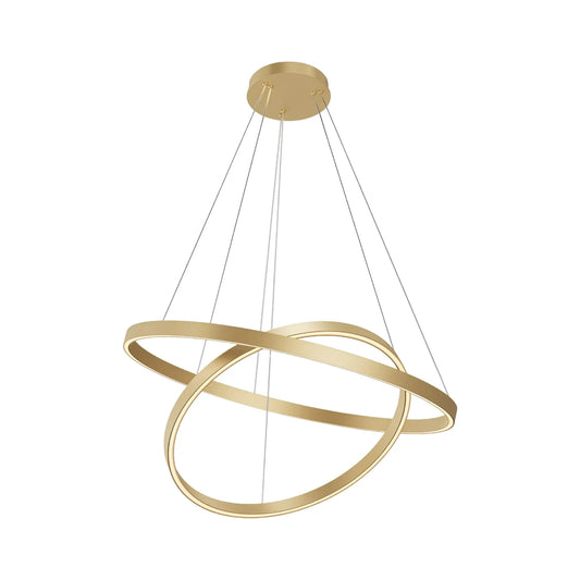 Maytoni Rim Pendellampa Ø80 cm, Mässing