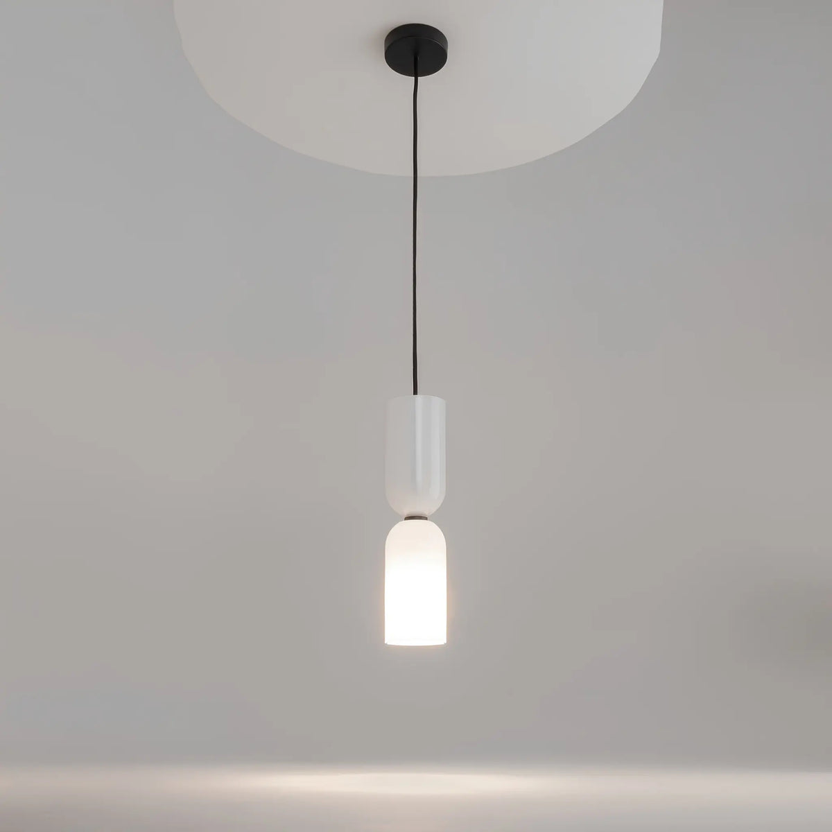 Maytoni Memory Pendellampa Ø8 cm, Svart