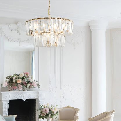 Maytoni Puntes Pendellampa Ø68 cm, Guld