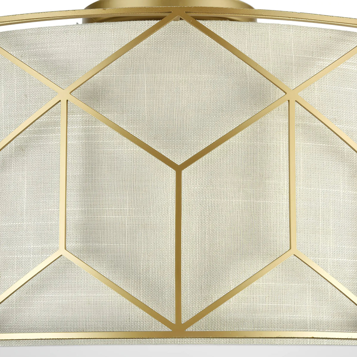 Maytoni Messina Taklampa Ø43 cm, Guld
