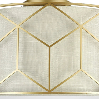 Maytoni Messina Taklampa Ø43 cm, Guld