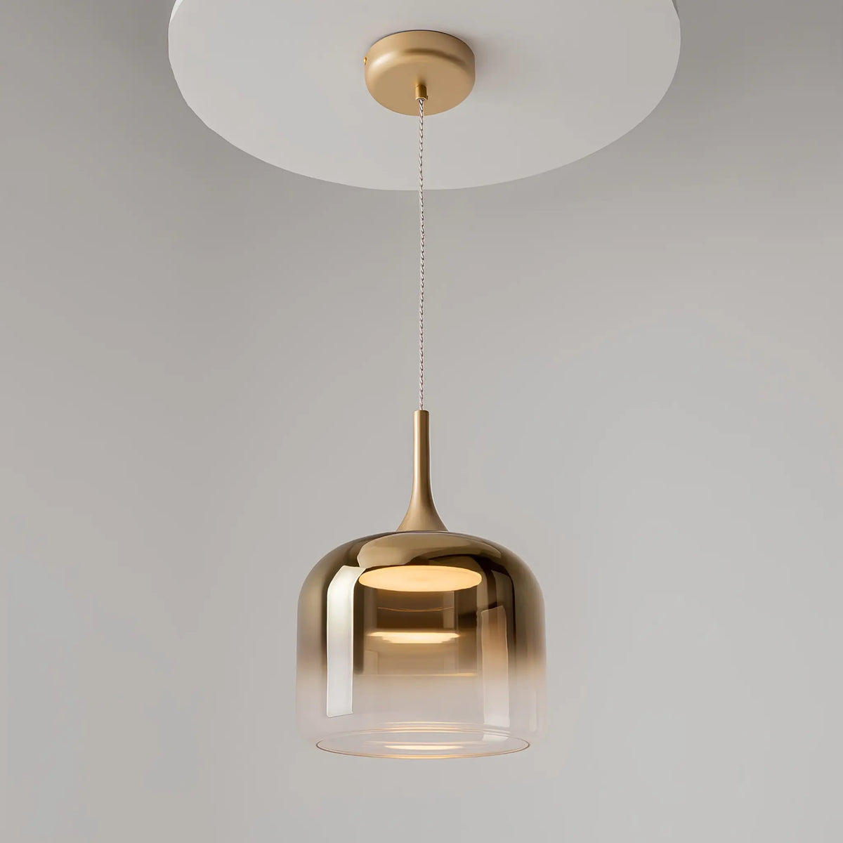 Maytoni Spirito Pendellampa Ø26 cm, Guld