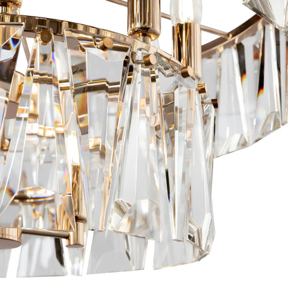 Maytoni Puntes Pendellampa Ø68 cm, Guld