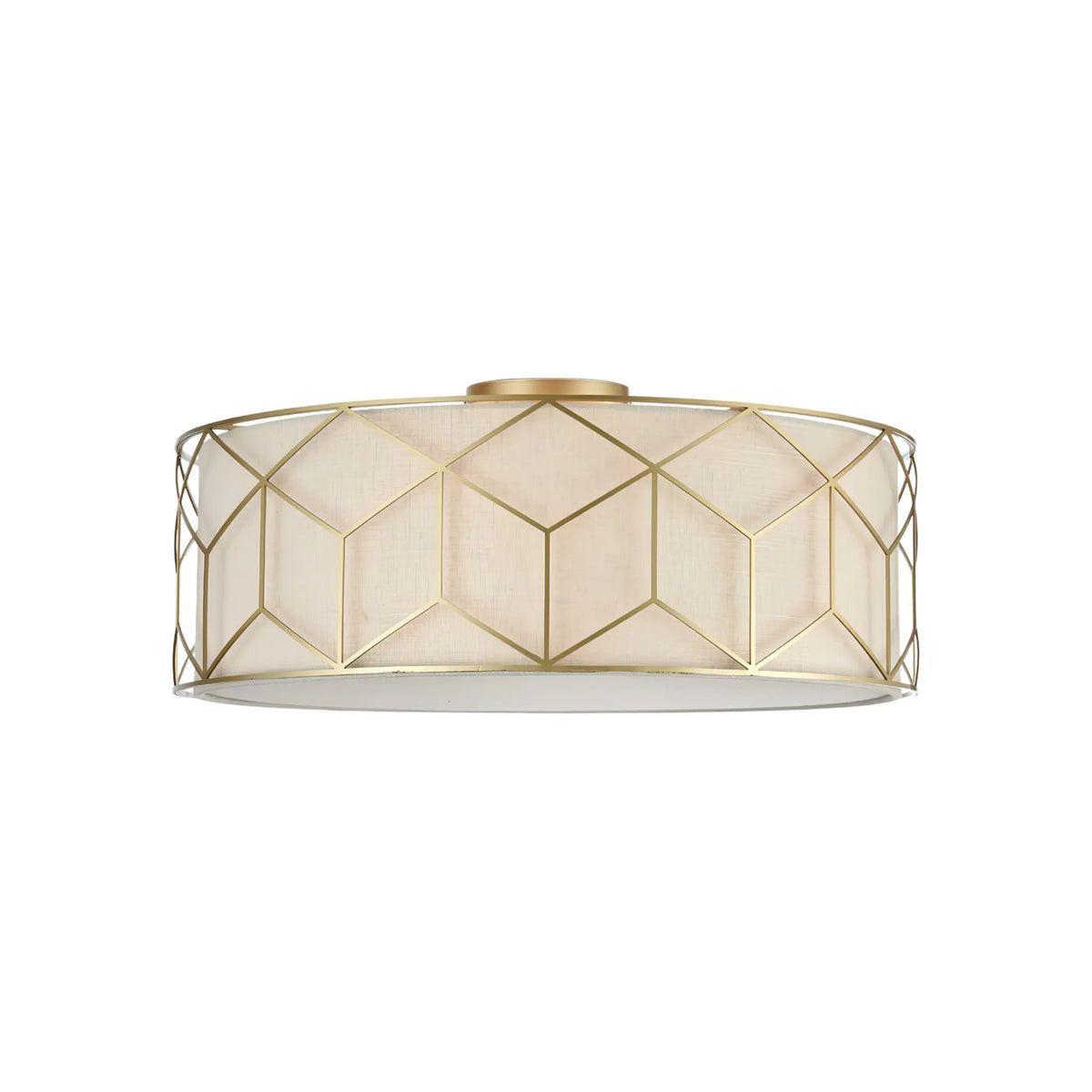 Maytoni Messina Taklampa Ø57 cm, Guld