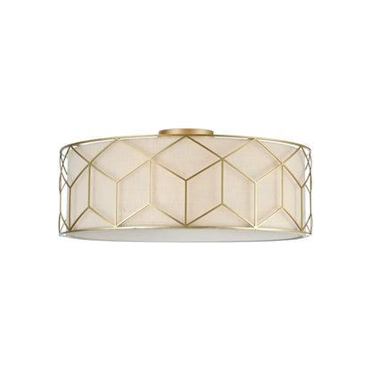 Maytoni Messina Taklampa Ø57 cm, Guld