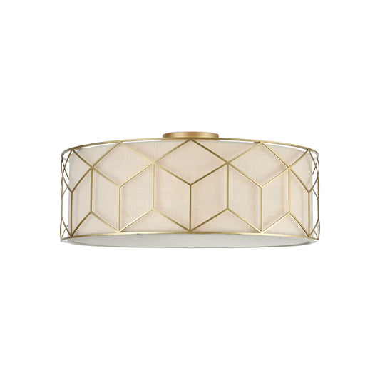 Maytoni Messina Taklampa Ø57 cm, Guld