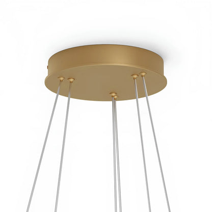 Maytoni Rim Pendellampa Ø80 cm, Mässing