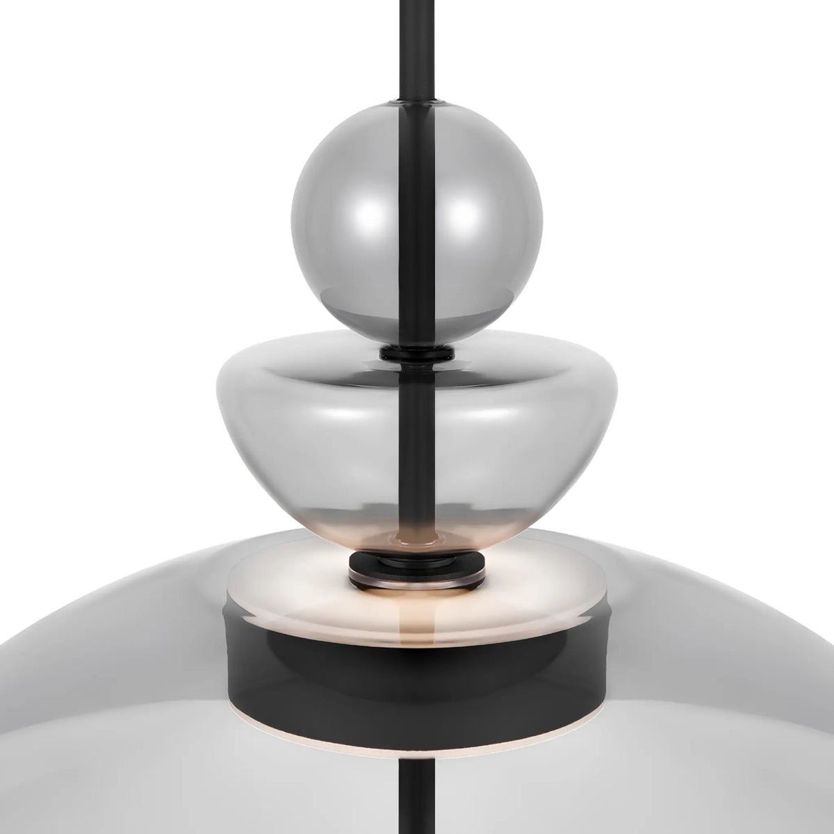 Maytoni Bangkok Pendellampa Ø40 cm, Svart