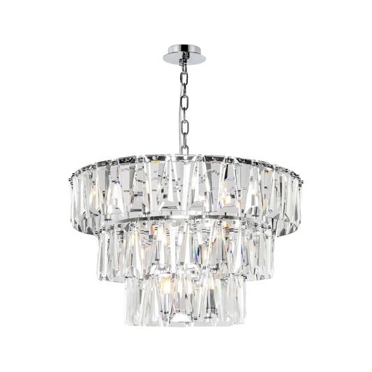 Maytoni Puntes Pendellampa Ø77 cm, Krom