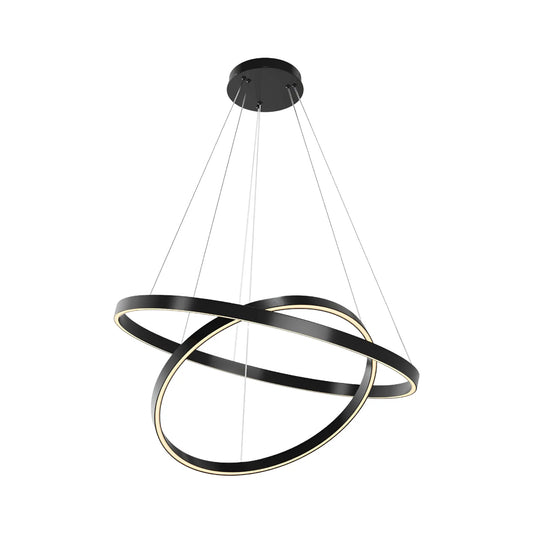 Maytoni Rim Pendellampa Ø80 cm, Svart