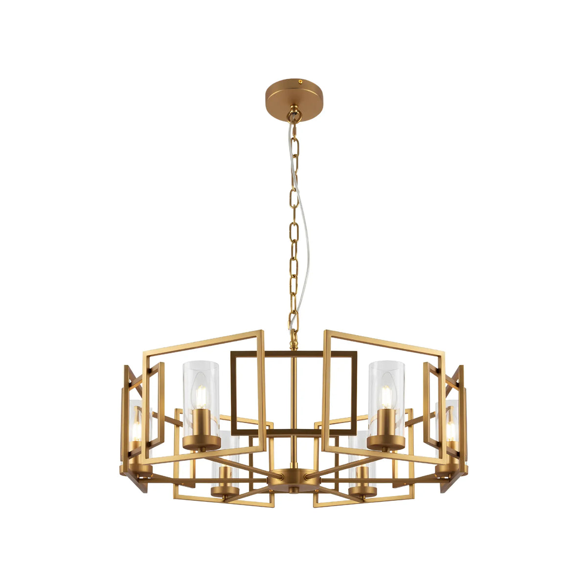 Maytoni Bowi Pendellampa Ø65,6 cm, Guld