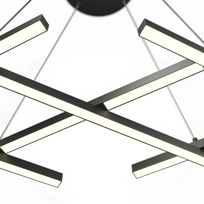 Maytoni Halo Pendellampa L103,5 cm, Svart