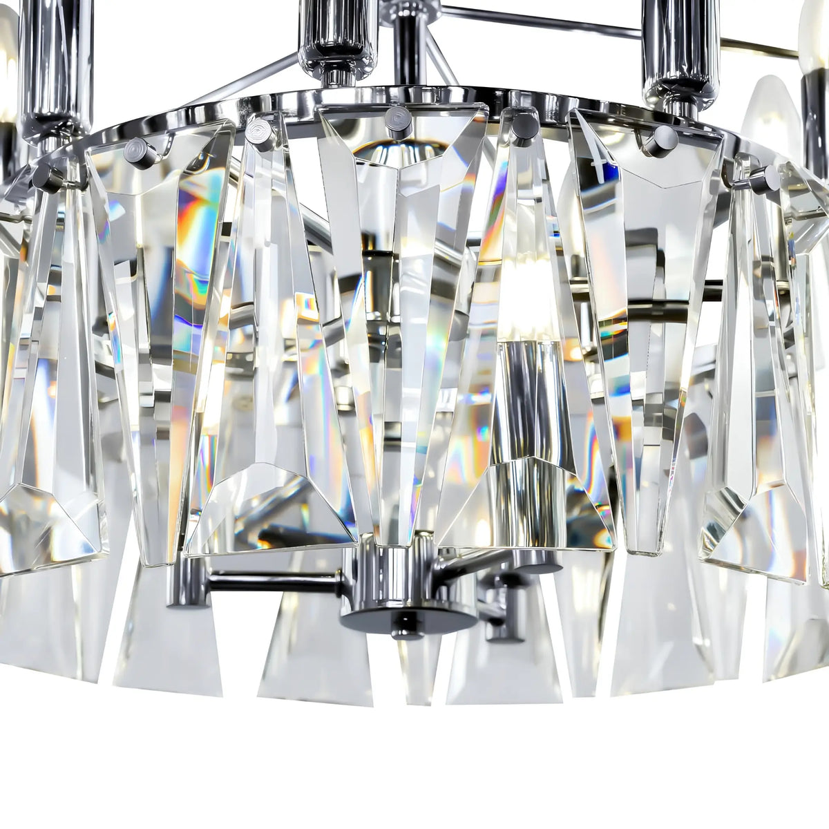 Maytoni Puntes Pendellampa Ø77 cm, Krom