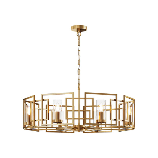 Maytoni Bowi Pendellampa Ø87,5 cm, Guld