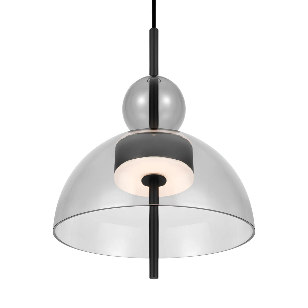 Maytoni Bangkok Pendellampa Ø25 cm, Svart