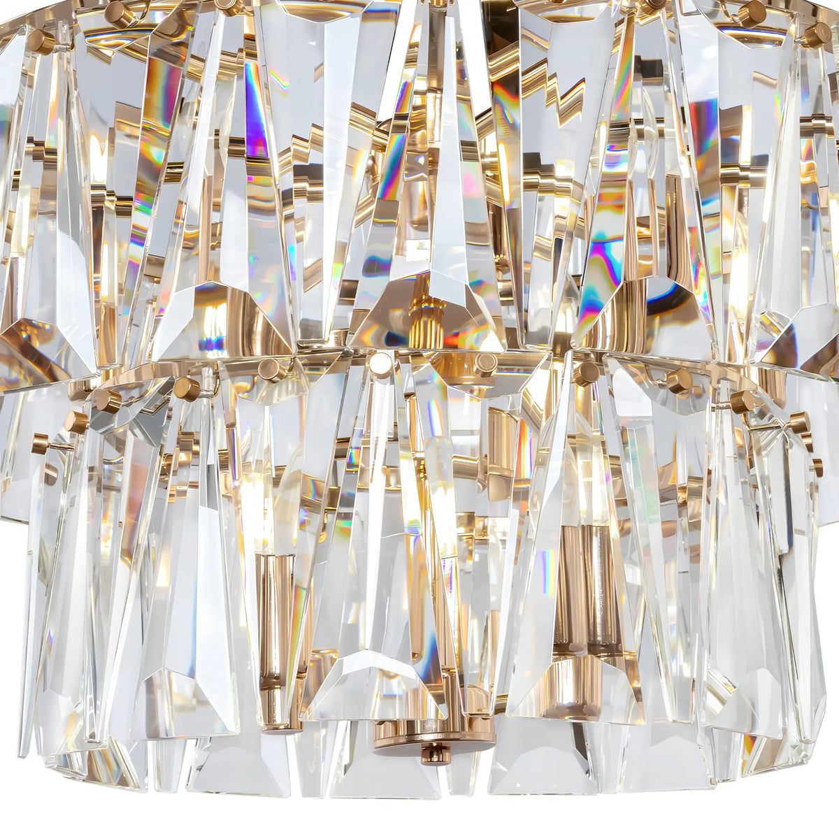 Maytoni Puntes Pendellampa Ø77 cm, Guld