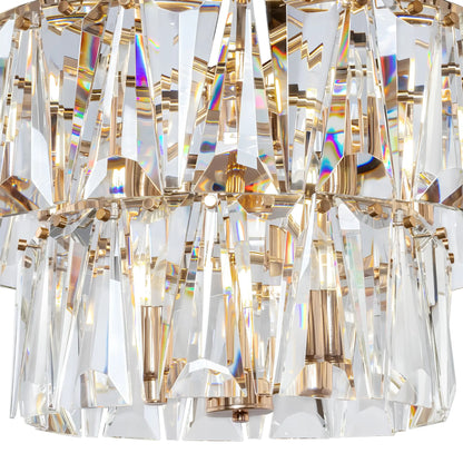 Maytoni Puntes Pendellampa Ø77 cm, Guld