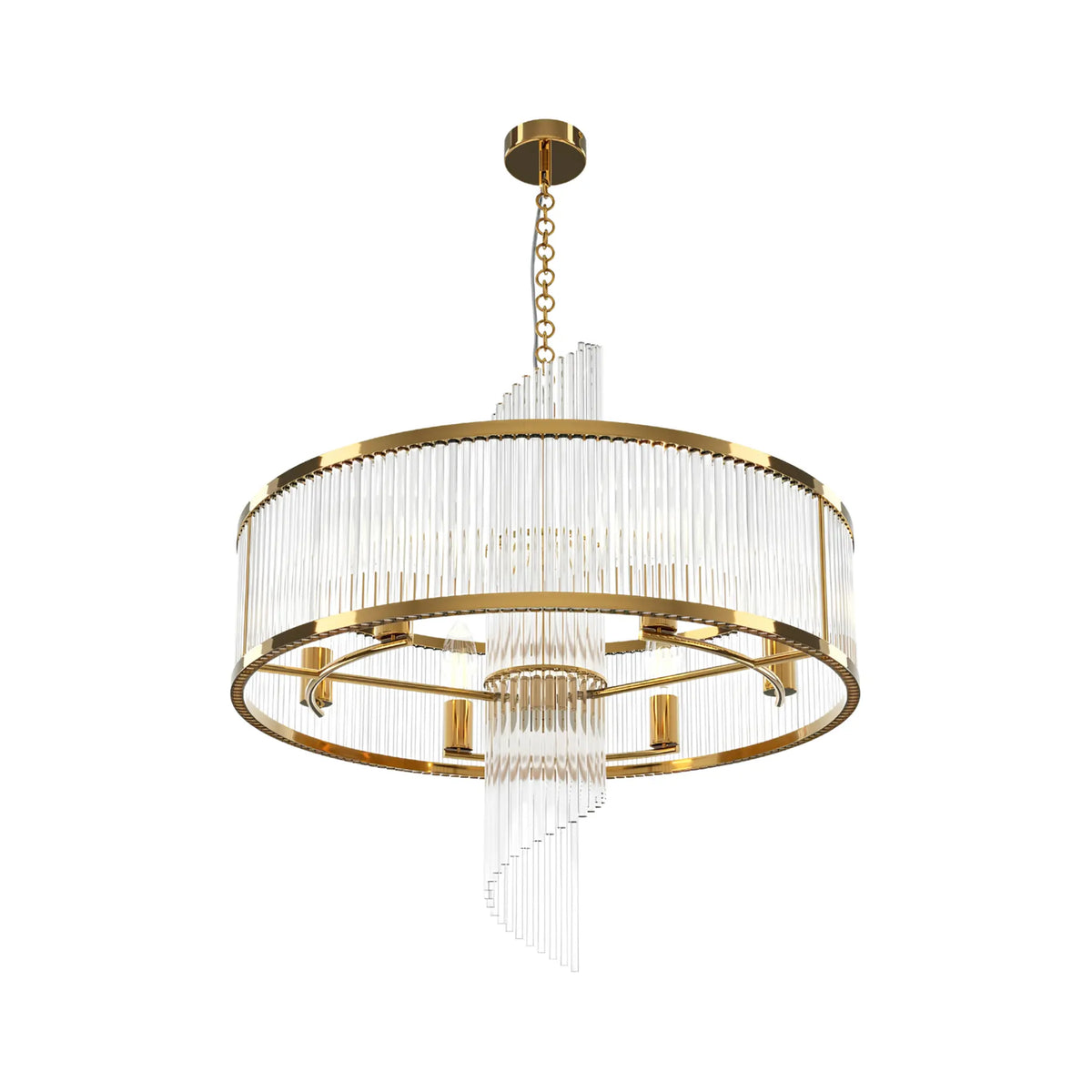 Maytoni Frame Pendellampa, Guld