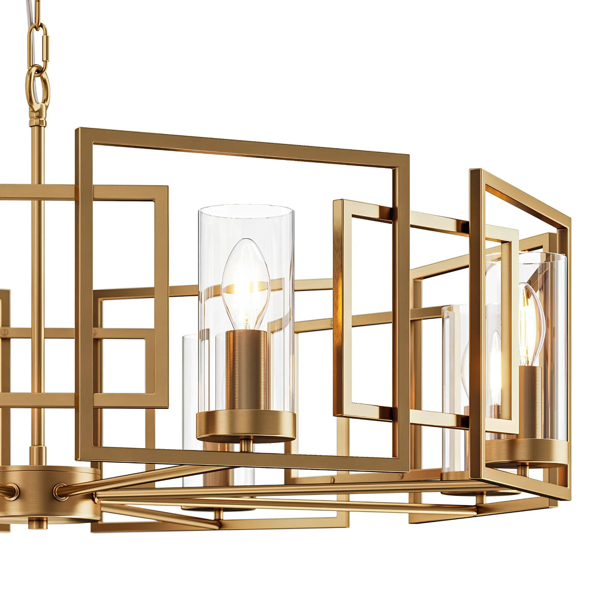 Maytoni Bowi Pendellampa Ø87,5 cm, Guld
