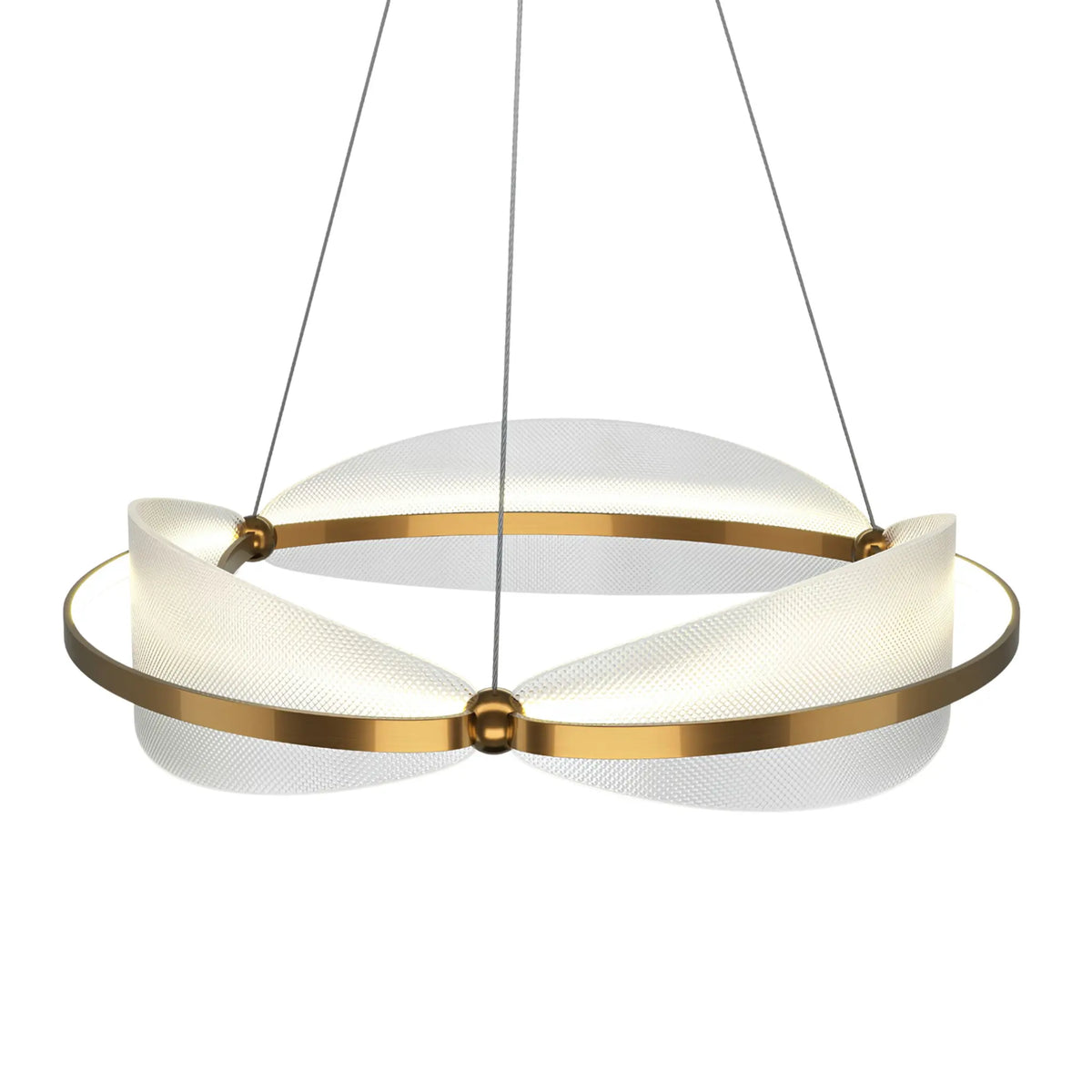 Maytoni Breeze Pendellampa Ø60 cm, Mässing