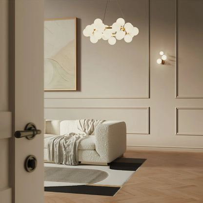 Maytoni Dallas Pendellampa Ø69 cm, Guld