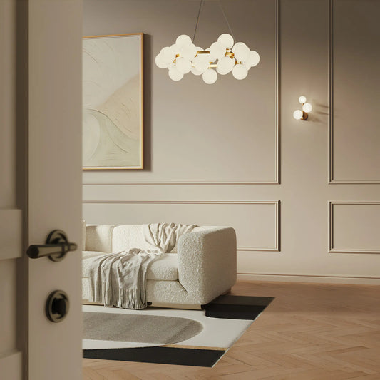Maytoni Dallas Pendellampa Ø69 cm, Guld