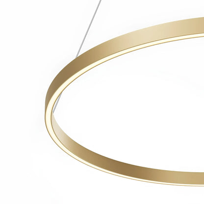 Maytoni Rim Pendellampa Ø80 cm, Mässing