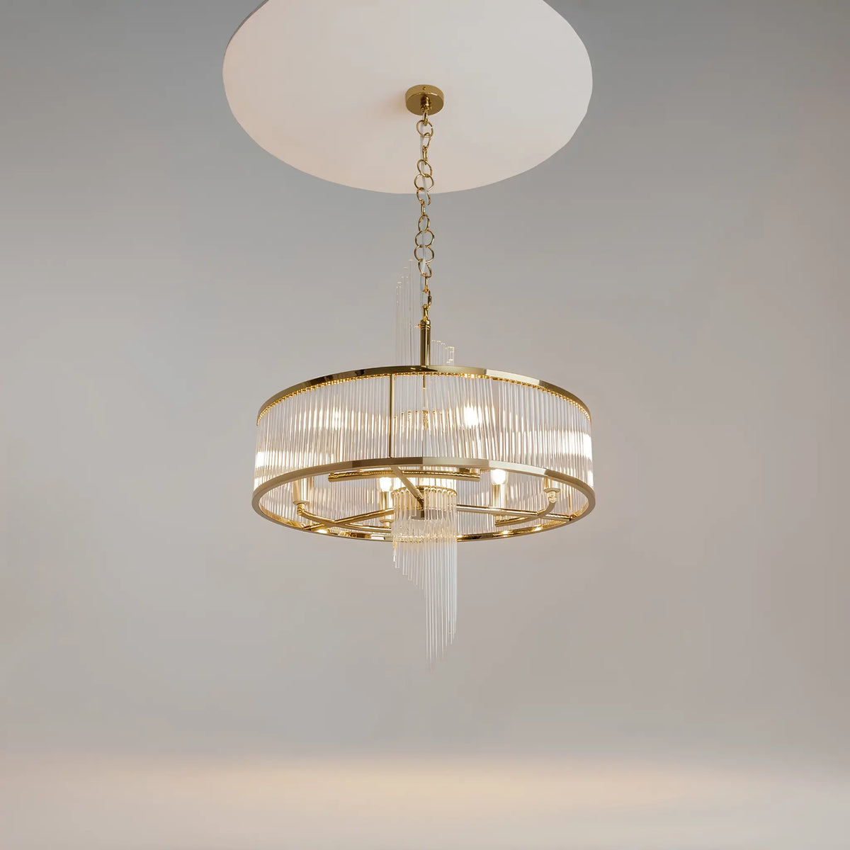 Maytoni Frame Pendellampa, Guld