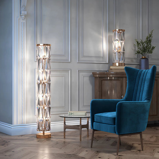 Maytoni Puntes Golvlampa, Guld