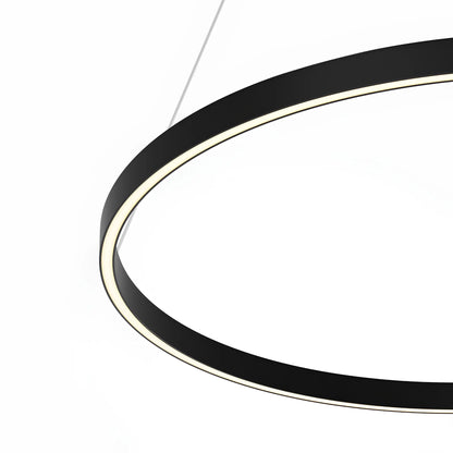 Maytoni Rim Pendellampa Ø80 cm, Svart